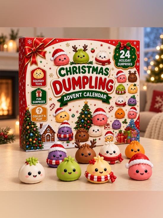 Other - Twenty Four Days Of Squishy - Dumpling Advent Calendar - NIB